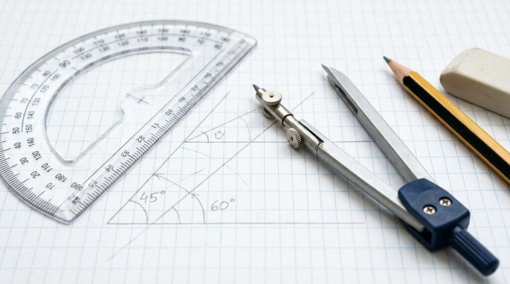 Cerchio trigonometrico con angoli associati e valori di seno e coseno nei quattro quadranti