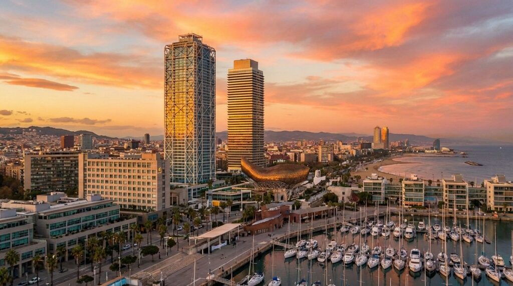 Panorama di Barcellona post-olimpica: trasformazione urbana e architettura contemporanea